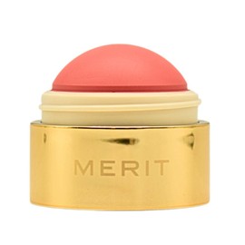 MERIT Flush Balm Cream Blush – Lusitano Soft Peach | Hydrating Radiant Cheek & Lip Tint Stick with Vitamin E | Lightweight, Buildable, Vegan & Cruelty-Free Blush