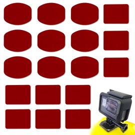 18 Stück Dash Cam Klebepads, 2 Form Doppelseitige Schaumstoff Pads, Automontage Klebepad Ersatz, Doppelseitig Extra Stark Klebepads, Schaumstoff Klebepads, Klebepads für Rückspiegel Action-Kamera