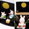 Osaka Choseido Rabbit Figurine, Ceramic Rabbit, Rabbit, 15 Night Rabbit