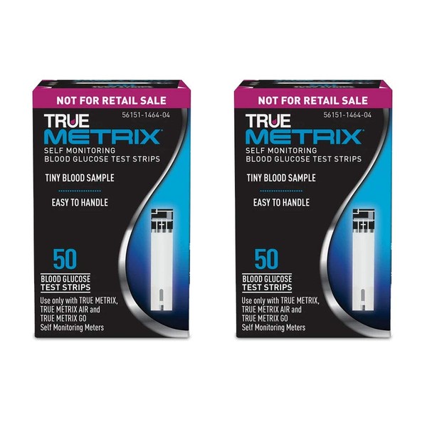 2 x 50ct TRUE METRIX® NFRS Test Strips (100 Test Strips)