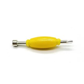 UPKOCH 8pcs Fingerboard Screwdriver Set, Mini Double Head Metal Screwdrivers for Finger Skateboard Repair, Yellow