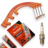 FERRAZZI Kit Cables 9mm + 4 Bujias Iridium platino de