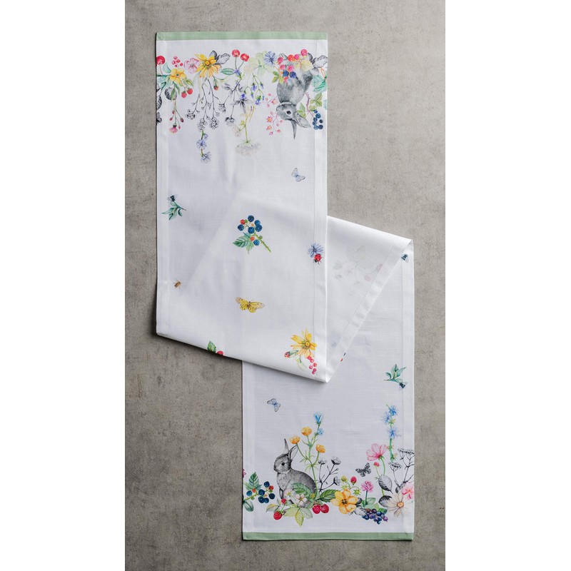Maison d' Hermine Table Runner 100% Cotton 37cm x 230cm