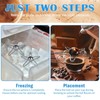 Coffee Cooling Tool with Reusable Metal Ice Sphere Stainless Steel