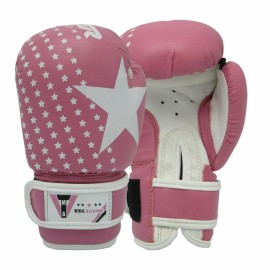 TMA Kids Junior Boxing gloves best for kickboxing,Mar - 2 oz, Pink