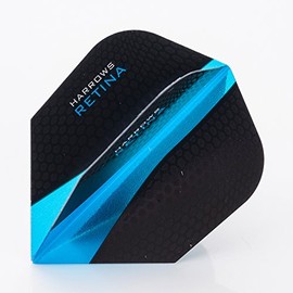5 x SETS HARROWS RETINA BLUE DART FLIGHTS STANDARD