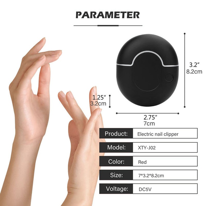 Electric Nail Scissors Nail Trimmer Automatic Nail Clippers with Nail
