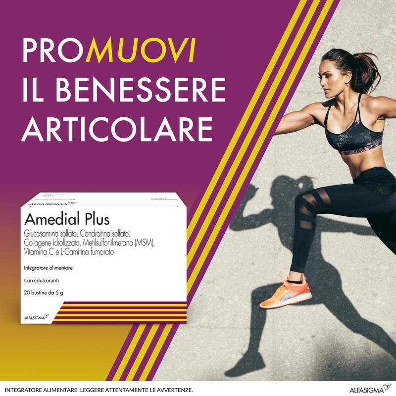Amedial Plus, Integratore Alimentare per il Benessere delle Ossa e