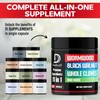 Wormwood Capsules Supplement - Extracted from Black Walnut, Cloves, Turmeric,