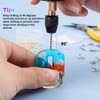 Limnyves 74 Pcs Electric Resin Drill Set with 3 Jaw