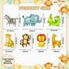 Ospvcwk Giant Safari Animal Balloons 7 Pack, Jungle Zoo Party