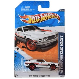 Hot Wheels '70 Ford Mustang Mach 1, HW Main Street '11 9/10