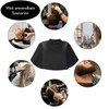 JRSHIRLEYLTD 1 Piece Hairdressing Cape, Short, Black Make-Up Cape, Makeup