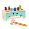 Battat BT2686Z Wooden Hammer Toy for Kids, Toddlers – Pounding