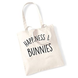 Flox Creative Happiness is bunnies tote bag