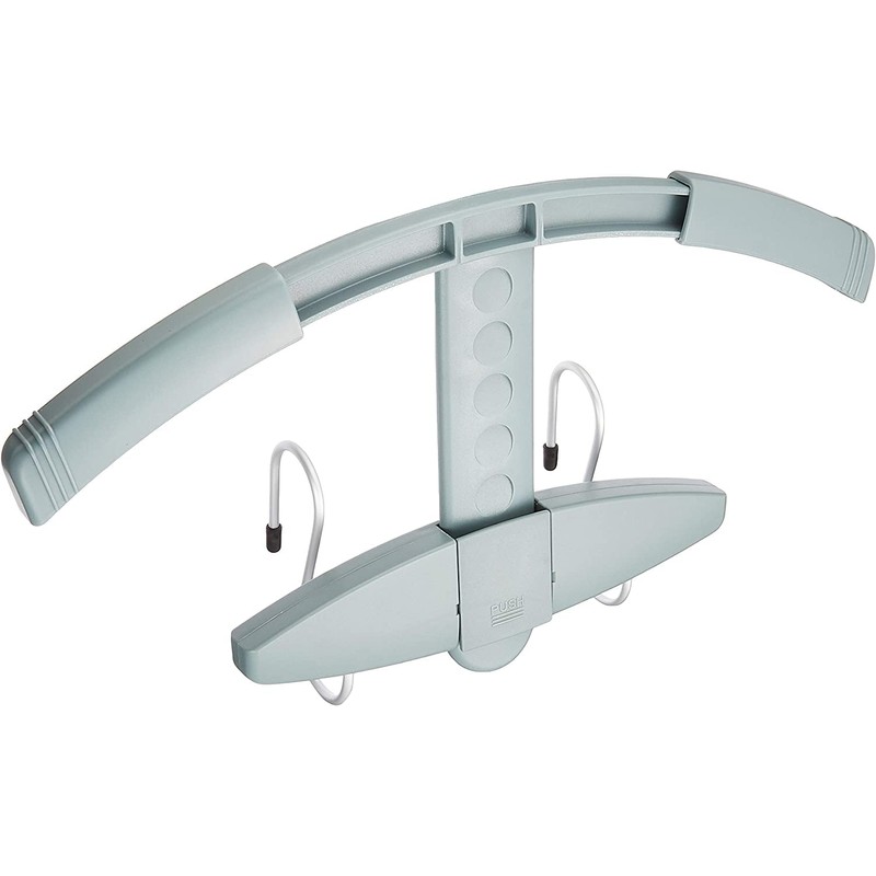 Nakabayashi Z3019 Desk Chair, Chair Hanger, God of Clothes, Gray