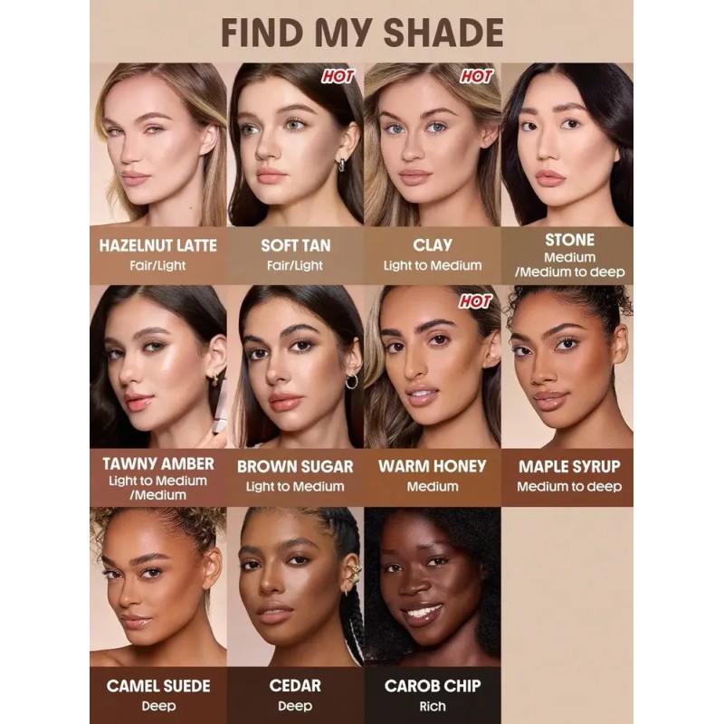 Sheglam Dúo De Contorno Líquido Preciso Tono Del Maquillaje Carob