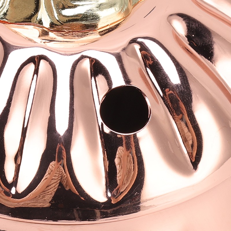Pumpkin Wine Glass Pumpkin Shaped Stainless Steel Rose Gold Wine