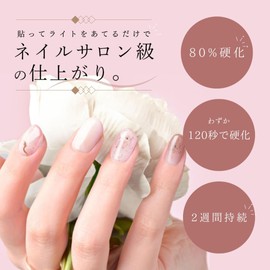 Nail Closet, My Gel Seals, 28 Pieces, Nail Gel Nails, Curing Type, Easy, Popular, Single Color, LED Light for Korea, Compatible with Gel Nails, UV Light, Gelnails, Household, Self Nail, Gel Lamp,