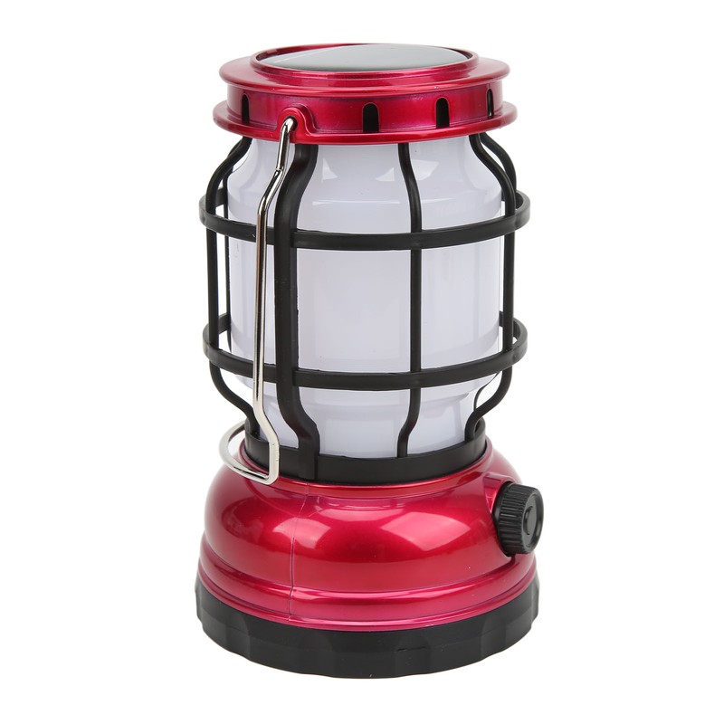 LED Camping Lantern USB Rechargeable Solar Powered Camping Light for