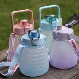 Total Supplier Divertida Botella Motivacional Para Agua Kawaii Con Stickers