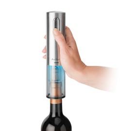 Final Touch Lithium-Ion Electric Wine Corkscrew - Fast Charging USB - Stainless Steel Body (WO3032)