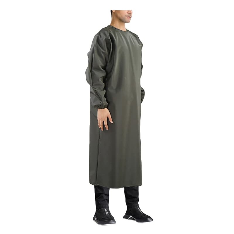 Full Sleeve Waterproof Knit Apron Gown - Windproof and Chemical