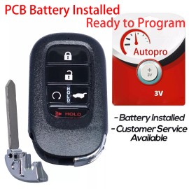 Autopro-tool for 2023 2024 Honda Pilot CR-V HRV Keyless Remote Smart Key Fob KR5TP-4 5Button