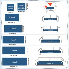 VClife Couch Arm Cover Anti-Slip Dark Blue Armrest Covers for Recliner,Armchair,Loveseat and Sofa 1 Piece Soft Pet Armrest Cover Washable Furniture Protector for Living Room 27.6"X27.6"