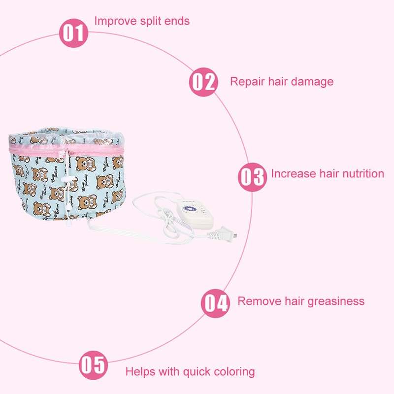 Professional Household Hot Oil Treatment Hat Electric Heating Hat for