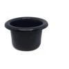 Herrajes Guerrero Porta Vaso Para Salas Muebles Tapicería Negro -