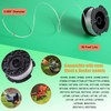 Yearnlife A6481 Strimmer Spool Line Compatible with Black and Decker