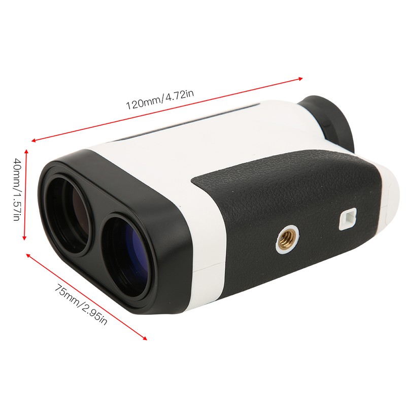 Rangefinders Handheld Diastimeter Monocular Telescope High Precision 600M Black+White