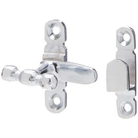 Merriway® BH01598 Showcase Type Cupboard Cabinet Door Turn Catches - Polished Chrome