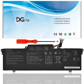 DGFTB C31N1914 Laptop Battery for Asus ZenBook 13 UX425UG ZenBook 14 Ultralight UX435EAL Zenbook 14 UM425QA UX435EA UX435EG UX435EG-AI039T 0B200-03730100 3ICP6/70/81 (11.61V 63Wh/5427mAh)