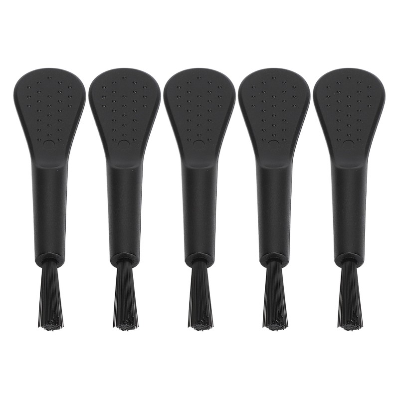 20pcs Black Handle Black Hair Sound Aid Cleaning Brush Professional