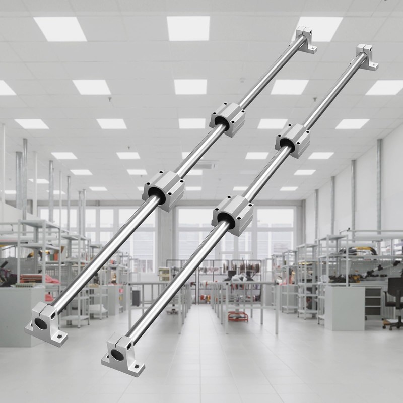 VEVOR Linear Rail Slide SFC20-1000mm 2 PCS 39.4 in/1000mm SFC20