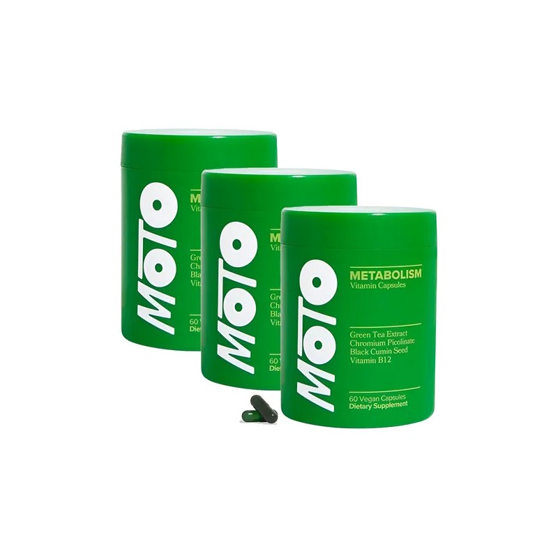 3pc Moto Cápsulas Estimulantes Del Metabolismo Peso