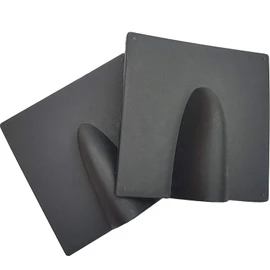 1STec 2 x Black External Brick Buster Plates Drill Damage Weather Shield Cover for Cable Pipe Hose Hole Tidy fits Coaxial TV Alarm/Telephone Wire RG59 Coax CCTV Low Voltage Garden Lights Power Leads