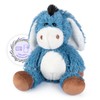 SuzziPals Heatable and Coolable Donkey Stuffed Animals, Microwavable Stuffed Animal
