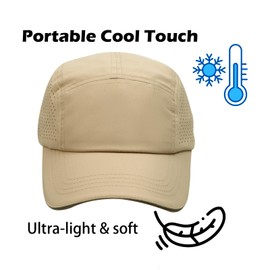 GSFY Mens Quick Dry Running Hat Cooling Breathable Sports Cap Reflective Adjustable Baseball Cap