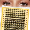 QUEWEL Manga Lash Clusters Fairy Lash Clusters DIY Individual Lashes
