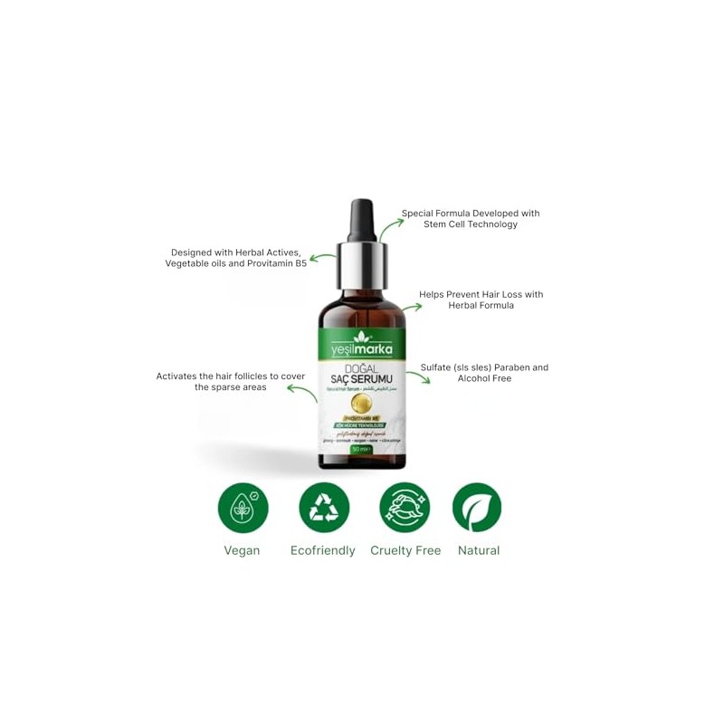 Green Natural Hair Serum