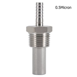 1/2" MPT Oxygen Stone 1/4'' Barb Inline Carbonation Aeration Homebrew Stone(0.5 Micron)