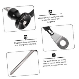 GLEAVI 1pc Multimedia Audio Lock Pin for Home Use Compact Lightweight and Quick Release Button for Computer Cases and Power Amplifiers