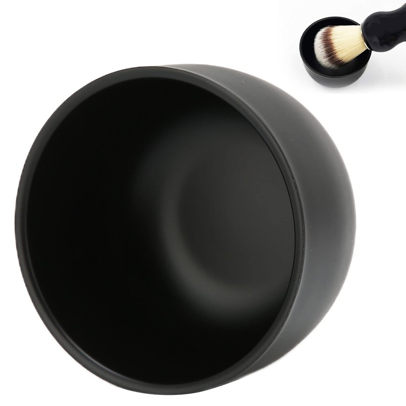 Stainless Steel Shaving Soap Cup, Non-Slip Shaving Bowl for Father's