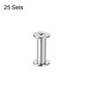 uxcell Screw Post Fit for 3/16"(5mm) Hole Dia, Female 4x12mm