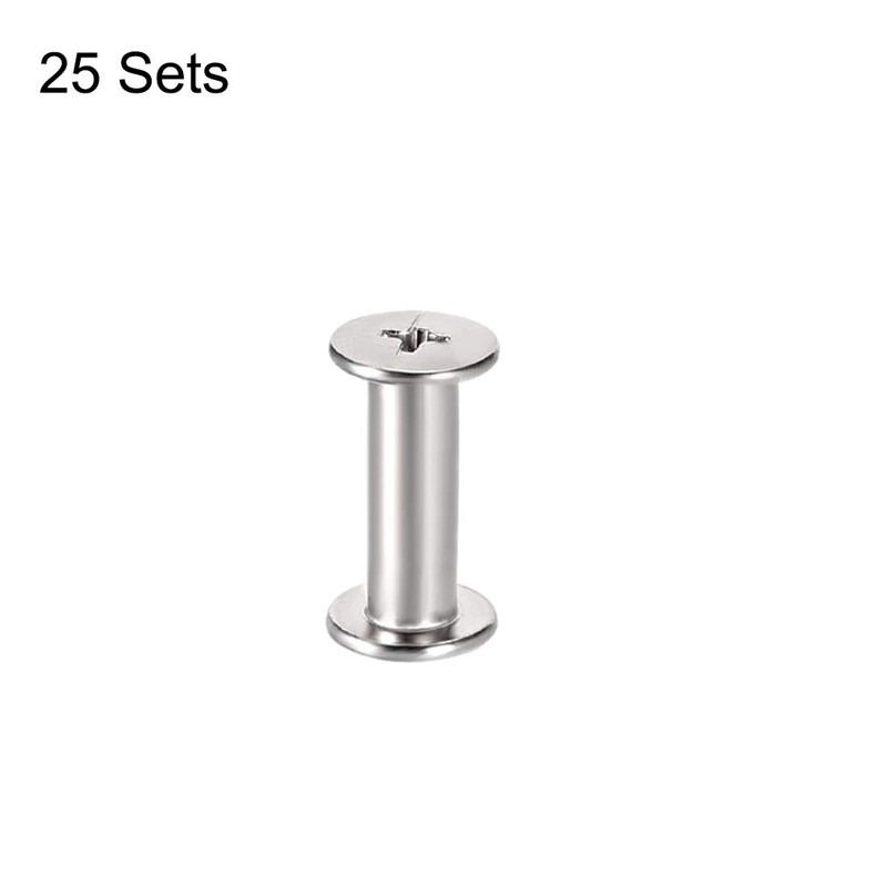 uxcell Screw Post Fit for 3/16"(5mm) Hole Dia, Female 4x12mm