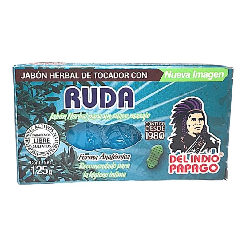 Del Indio Papago Jabón Facial De Ruda Del Indio Pápago
