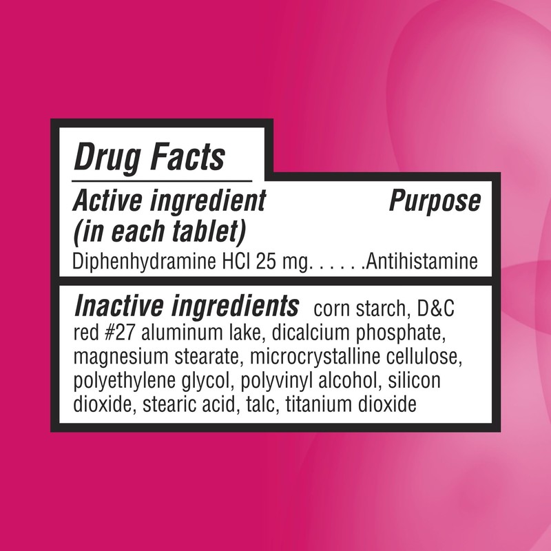 Equate Allergy Relief 25 mg, 100ct Tablets (Pack 2) +